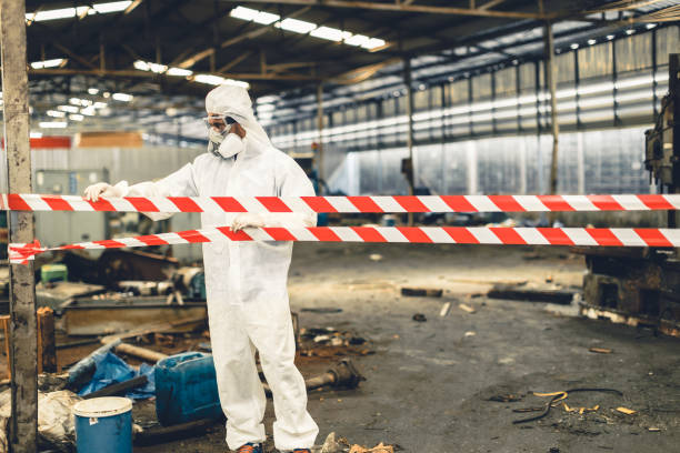 Professional Unattended Death Cleanup technician working in Royal, NE